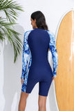 1 x RAW Customer Returns Halcurt women s long-sleeved swimsuit with bra surf UV shirt rash guard UPF 50 zipper swim shirt swimwear bathing shirt XL - RRP €36.29