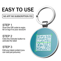 1 x Brand New DISONTAG QR Code Dog Tag ID 41 Dog Breeds Personalized Social Online Page-Free Online Pet Profile-Modifiable-Privacy Control-No APP Required - RRP €16.8