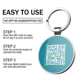 1 x Brand New DISONTAG QR Code Dog Tag ID 41 Dog Breeds Personalized Social Online Page-Free Online Pet Profile-Modifiable-Privacy Control-No APP Required - RRP €16.8