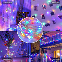 22 x Brand New ITICdecor 5M 50LED Copper Wire Battery Fairy Lights, Battery Copper Wire Fairy Lights for DIY Party, Garden, Christmas, Wedding, Lighting Decor 4 Pack, Colorful  - RRP €197.78