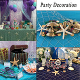 2 x RAW Customer Returns Nature Fish Net Wall Decoration with Shells and 10 Pieces Natural Starfish Mediterranean Style Fishing Net with Marine Motifs for Beach Party Wedding Photography Wall Decoration, 150cm 200cm - RRP €35.98