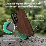 1 x RAW Customer Returns Mous - Case for Samsung Galaxy S23 Plus - Walnut - Limitless 5.0 - Mobile Phone Case S23 Plus MagSafe Compatible Case - Protective Case - RRP €44.36