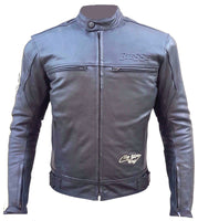 1 x RAW Customer Returns BI ESSE - MOTO Racing Touring leather jacket, vintage style, removable, removable thermal vest, complete with protections Black, XXL  - RRP €119.99