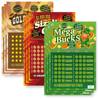 48 x Brand New Funny Gag Prank Scratch Off by Aliza Joke Fake Lottery Ticket for Adults - Excellent Gift for Wife Husband Boyfriend Girlfriend Friend Sister Brother Dad Mom - The Perfect Prank - RRP €555.84