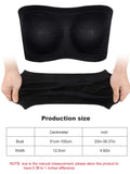 1 x RAW Customer Returns SATINIOR 6 Pieces Seamless Bandeau Bra Strapless Breathable Stretchy Unpadded Underwear Brassiere for Women - RRP €17.64