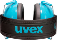 1 x RAW Customer Returns Uvex K junior - padded earmuffs for children - SNR 29 dB length adjustable - blue, black - RRP €20.11