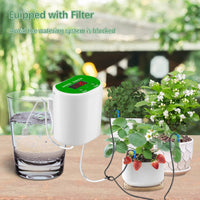 1 x RAW Customer Returns DIY Automatic Watering USB Watering System Automatic Watering Pots for 8 Potted Plants Indoor Balcony Patio Irrigation System Ideal for Holidays - RRP €25.19