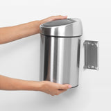 1 x RAW Customer Returns Brabantia Touch Bin 3 L with plastic insert White - RRP €63.98