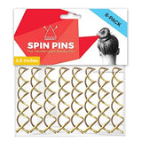 46 x Brand New Hawwwy Spiral Bobby Pins 8 Pack Spin Pins, Easy Fast Bun Maker Twist Hair Pins for Women Kids, Updo Hair Accessories, Messy Bun Tool, Perfect Small Bun Bobby Pins Bobbie Fashion Gold 2.5 Inches  - RRP €370.3