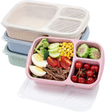 1 x RAW Customer Returns Woplagyreat lunch box lunch box adults bento box 4 pieces with compartments lunch lunch boxes bread box snack box breakfast box food box sandwich box snack box bento box snack box breakfast bread box - RRP €15.42