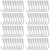 1 x RAW Customer Returns PINGEUI 100pcs Small S Hooks Hanging Anti-Drop Stainless Steel S-Shaped Hook Metal Hook for Hanging Clothes Pots Pans - RRP €21.6