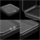 1 x RAW Customer Returns BELLE VOUS Small storage boxes made of clear plastic with hinged lids 24 pieces 7.2 x 6.3 x 1.7 cm - Mini storage box for pills, beads, jewelry, craft items small parts storage box - RRP €17.99