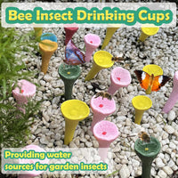 38 x Brand New Lamvpiny Bee Insect Drinking Cup,Bee Insect Drinking Cup,Bee Cup,Colorful Bee Insect Drinking Cup,Thirsty Pollinators Need Drinking Water,Bees Need Safe Drinking Places Pink  - RRP €565.82