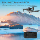 1 x RAW Customer Returns IDEA12 Drone with Camera 1080P, FPV Drone with Optical Flow Positioning for Beginners and Adults, FPV RC Drone Quadcopter with 360 Active Obstacle Avoidance, Dual Cameras, 2 Batteries - RRP €69.99