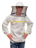 1 x RAW Customer Returns Bee Art, quality beekeeper clothing. Suit with round hat sleeves and elastic band. Repels bees and insects. Professional product, beekeeping supplies, beekeeper jacket, excellent protection for beekeepers. White M - RRP €29.27