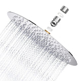 1 x RAW Customer Returns inch 20 cm rain shower head stainless steel AISI304 rain shower anti-limescale nozzles shower head rain shower head round - RRP €22.99