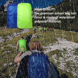 1 x Brand New realitulationax 2 Pieces Backpack Rain Cover Backpack Cover Rain Covers Waterproof Rain Cover Rain Cover Backpack Protective Cover for Camping Hiking School Beginners - RRP €36.0