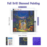 9 x Brand New NAIMOER Dragon Diamond Painting for Adults Children - Starlight Diamond Art Kits, 5D Animals Diamond Painting Set DIY Diamond Painting for Living Room Office Wall Decoration 35 x 35 cm  - RRP €64.8