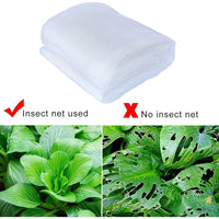 1 x RAW Customer Returns Garden net, insect protection net, fine mesh vegetable protection net for plants and vegetables, fruit, flowers, greenhouse, for effective protection against pests 3.0 x 10 . - RRP €16.81