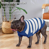 1 x RAW Customer Returns ALAGIRLS Pillover for Small and Medium Dogs Dog Costume Puppy Sweater Pullover Cat Turtleneck Dog Sweater ALASW302-SmallBlue-M - RRP €18.48