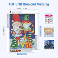 3 x Brand New RICUVED Christmas Diamond Painting Set, 5D Diamond Painting Pictures Adults Dwarf Diamond Painting Children, Full Drill Diamond Art Diamond Painting Pictures Diamond Painting for Home Decor 30 x 40 cm - RRP €20.01