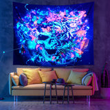 1 x RAW Customer Returns Arsey Blacklight Tapestry Pillars of Creation UV Reactive Wall Cloths Universe Space Starry Sky Nature Landscape Wall Cloth XXL for Home Decoration, Large 230x180cm - RRP €28.85