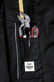 1 x RAW Customer Returns ACE Handyman Work Pants for Men - Cargo Pants for Work - 35 Cotton - Black - 29 - RRP €35.28