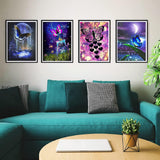 4 x Brand New AIVORIUY 6 Set 5D Diamond Painting Kits, Adults Children Full Diamond Art Diamond Painting Full Living Room Pictures Painting Accessories Pack for Home Room Wall Decor 30 x 40 cm Butterfly - RRP €68.56