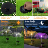 1 x RAW Customer Returns Forlivese solar lamps for outdoor garden, 2 pieces jellyfish solar lights for outdoors with 7 colors, solar fireworks for outdoors waterproof IP65, solar garden lights for outdoors, terrace, yard - RRP €18.99