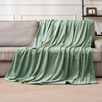 1 x RAW Customer Returns MIULEE Cuddly Blanket Fluffy Blanket Fleece Blanket Living Blankets Couch Blanket Fluffy Throw Microfiber Bedspread Sofa Blanket Blanket For Bed Sofa Bedroom Office 150x200 cm Matcha Green - RRP €22.99