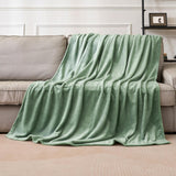 1 x RAW Customer Returns MIULEE Cuddly Blanket Fluffy Blanket Fleece Blanket Living Blankets Couch Blanket Fluffy Throw Microfiber Bedspread Sofa Blanket Blanket For Bed Sofa Bedroom Office 150x200 cm Matcha Green - RRP €26.6