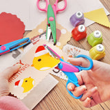 8 x RAW Customer Returns Asdirne Children s Craft Scissors Set, Children s Punch, A Variety of Funny Patterns, Includes 6 Children s Zigzag Scissors, 4 Children s Scissors and 6 Paper Punches - RRP €95.12