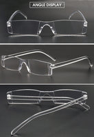 1 x RAW Customer Returns VEVESMUNDO Men s Rimless Reading Glasses Plastic Frameless Reading Aid Visual Aid 1.0, 1.5, 2.0, 2.5, 3.0, 3.5, 4.0 5 Pack Transparent Lenses Glasses, 1.5  - RRP €20.16