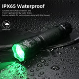 1 x RAW Customer Returns DARKBEAM USB Rechargeable LED Bright Green Light Flashlight, Portable Zoom Green Flashlights for Night Hunting, Observation, Fishing, Astronomy, Stargazing, Rescue, Kit with Metal Clip - RRP €49.99