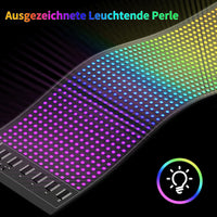 1 x RAW Customer Returns YAYZA Multipurpose LED Scrolling Message, RGB Programmable Flexible LED Matrix Display Panel, 595x120MM LED Panel Support Text for Party, Shop Billboard, Car, Truck - RRP €72.59