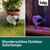 5 x Brand New Gadgy solar lamps for outdoors - sheep garden decoration solar with shadow effect - metal garden figures - solar figure for outdoors - solar decoration for outside garden - solar figures for outdoors - garden decoration figures - RRP €142.25