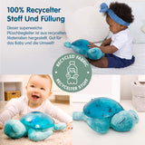 1 x RAW Customer Returns Cloud B Tranquil Turtle Night Light with Music, Rechargeable, Aqua Underwater projections 4 soothing sounds Adjustable brightness Timer Tear detector Recycled fabric - RRP €59.9