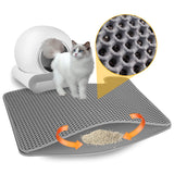 4 x Brand New TaFoyu Cat Litter Mat, 56x43CM Cat Litter Mat, Waterproof and Urine Proof Cat Mat Litter Box for Litter Catcher, Cat Litter Mat Litter - RRP €81.6