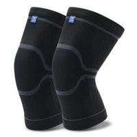 1 x RAW Customer Returns ABYON 2 Pack Orthopedic Knee Brace for Torn Meniscus, Compression Knee Support for Men Women, Arthritis, Joint Pain, Ligament Injuries Black-Grey, L  - RRP €15.12