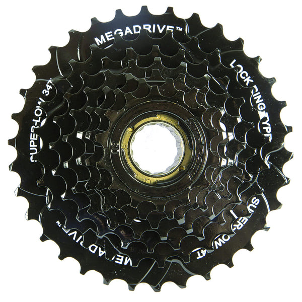 1 x RAW Customer Returns SunRace MFM300-7 Speed 14-34T Black Freewheel Cassette 7 Speed Sport Outdoor black - RRP €19.24