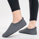 1 x Brand New Sosenfer Women s Home Slippers Flat Men s Slippers Comfortable Soft Non-slip Winter Slippers for Unisex Dark Gray 36 - RRP €58.8