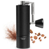 1 x RAW Customer Returns TIMEMORE Chestnut C3s Max, manual coffee grinder, upgraded integrated all-metal housing, stainless steel S2C conical grind, hand coffee grinder with folding handle, for espresso to French press, black - RRP €100.84