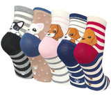 12 x Brand New Women s Cotton Socks with 5 Pairs Thick Winter Socks Comfortable and Soft Socks, One Size, Pink - RRP €133.08