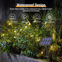 13 x RAW Customer Returns btfarm Solar Fairy Lights Outdoor, 2x15M 150 LED Solar Fairy Lights Outdoor Weatherproof 8 Modes IP65 Waterproof Copper Wire Fairy Lights Outdoor Solar Outdoor for Garden Patio Tree Yard Party Warm White  - RRP €220.87