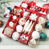 1 x RAW Customer Returns Christmas tree bauble set, 50 decorations - RRP €33.24