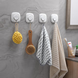 6 x Brand New Dvocel towel holder without drilling 10 pieces towel hooks self-adhesive stainless steel wall hooks silver coat hooks for bathroom and kitchen, rust-proof, waterproof - RRP €40.44