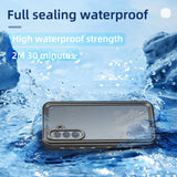 1 x RAW Customer Returns MKERED Samsung A35 5G Case IP68 Waterproof Phone Case Samsung Galaxy A35 5G Case Silicone with Built-in Screen Protector Full Body Shockproof 360 Degree Compatible Samsung A35-Black - RRP €19.99