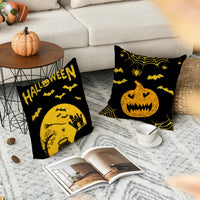 13 x Brand New Simllyda Halloween Decorative Pillowcases, Happy Halloween Cushion Cover Cotton Linen 45 x 45 cm for Bedroom Sofa Living Room - RRP €265.2