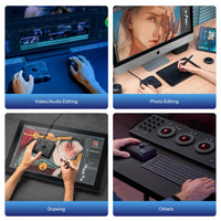 1 x RAW Customer Returns TourBox NEO, editing controller for photo video editing, illustration, video editing keyboard, Mac Windows, Adobe Photoshop Lightroom Premiere Davinci Resolve Final Cut Pro After Effects Keyboard - RRP €169.0