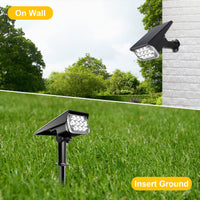 1 x RAW Customer Returns T-SUNUS garden spotlight solar outdoor multi-colored, solar spotlight for outdoors 10 LED solar lamps for outdoors 6 color changing solar garden light IP65 waterproof for trees bushes garden path 4 pieces - RRP €45.99